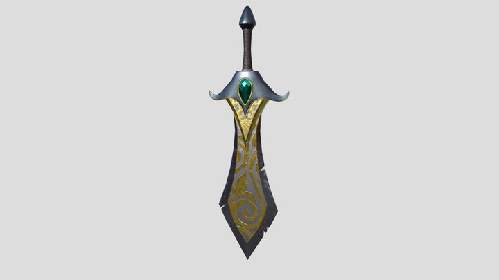 Fantasy sword 3D Model