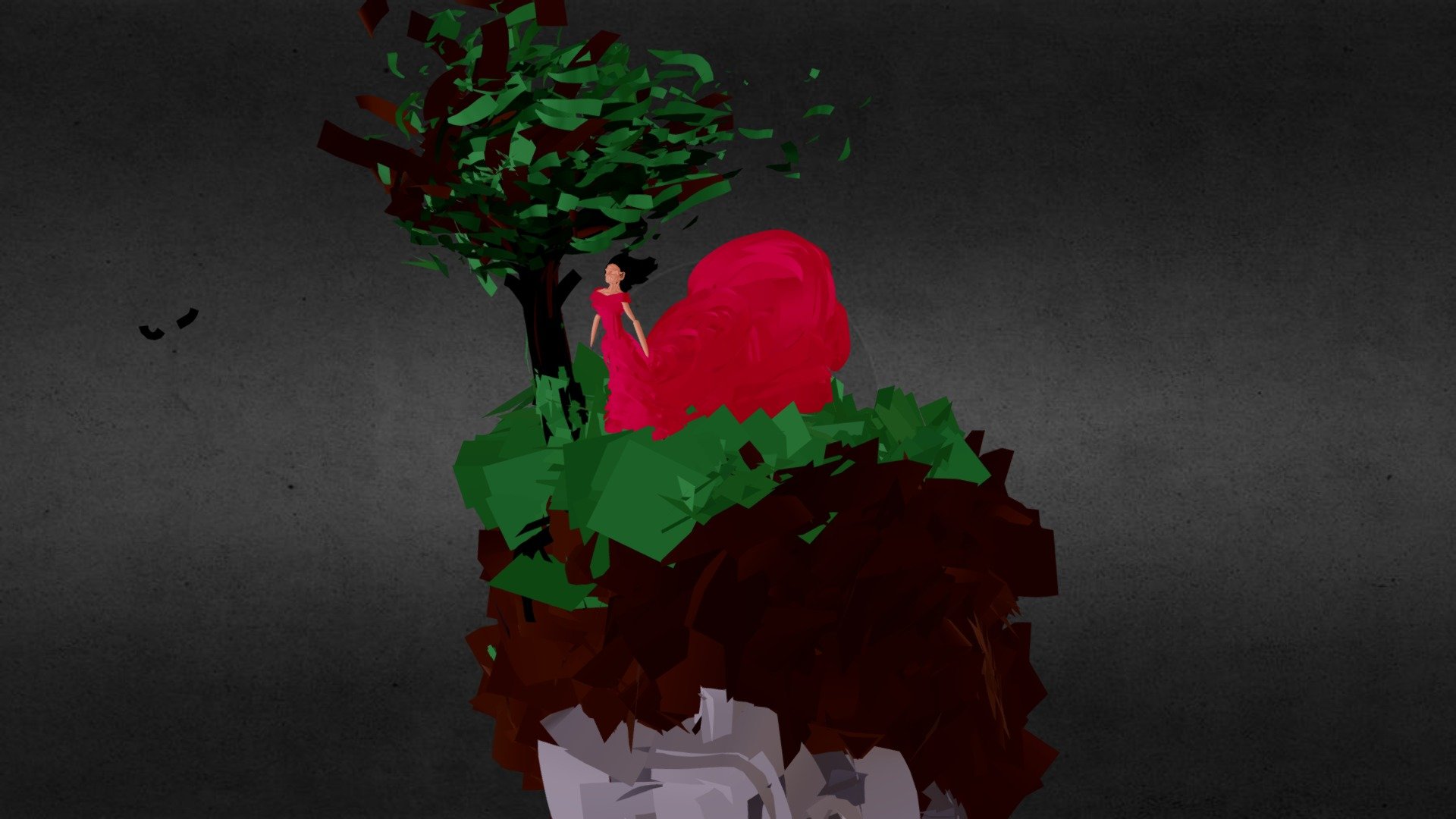 Cliff - Tilt brush
