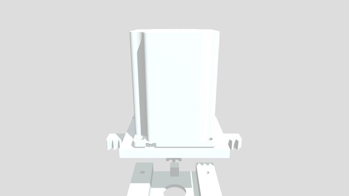 linear actuator air pump 3D Model