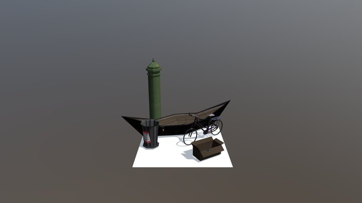 Finished Props 3D Model