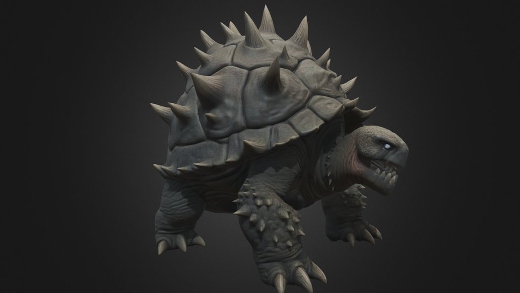 Giant Armored Turtle Monster