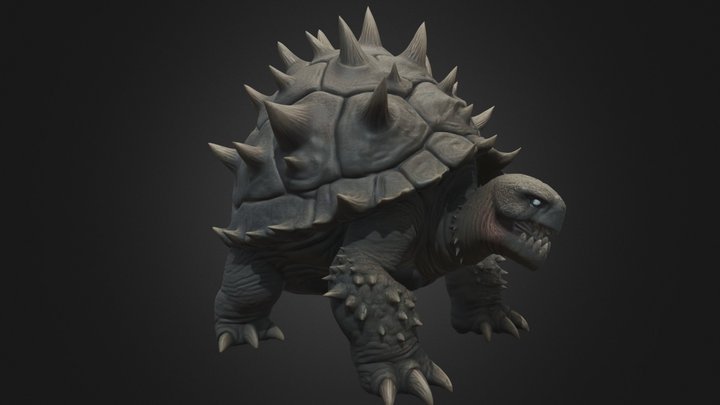 Giant Armored Turtle Monster