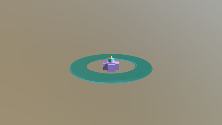 Test Fountain 3D Model