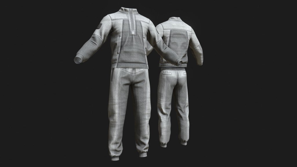 Male sweatpants and sweatshirt (anorak)