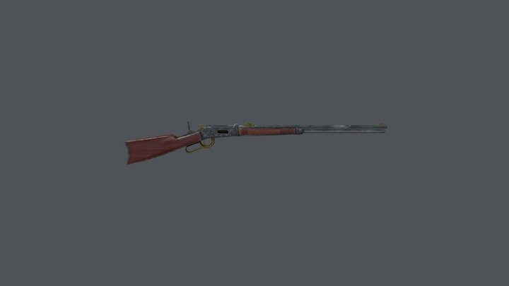 Winchester 1889 3D Model