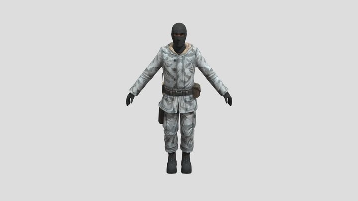 Terrorist 1 3D Model