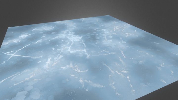 Ice Texture 3D Model