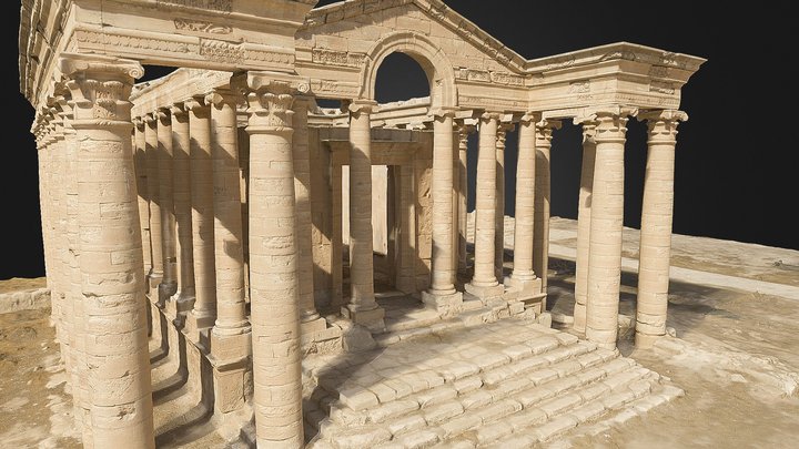 Hatra - Temple of Maran 3D Model
