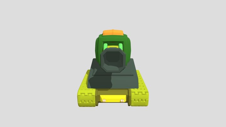 Tank Classic 01 3D Model