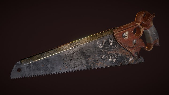 S.C Handcrafted Saw 3D Model