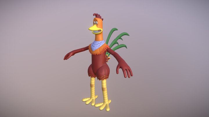 Chicken Run 3D Model