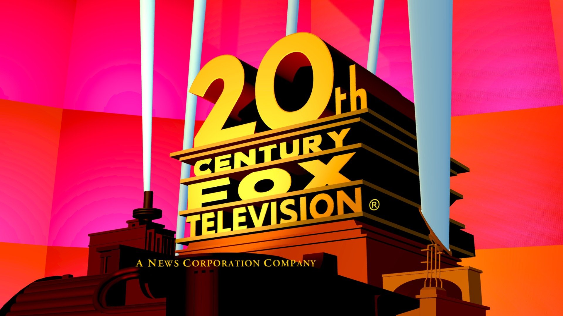 20th Century Fox Television Logo 1995 Remake Download Free 3d Model