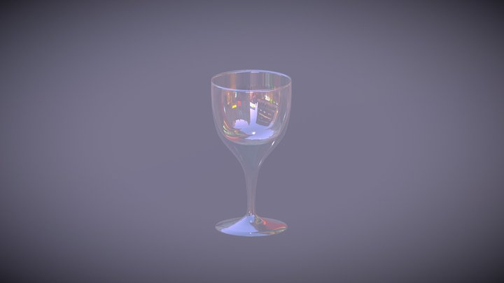 Wine Glass 3D Model