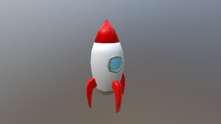 simple rocket 3D Model