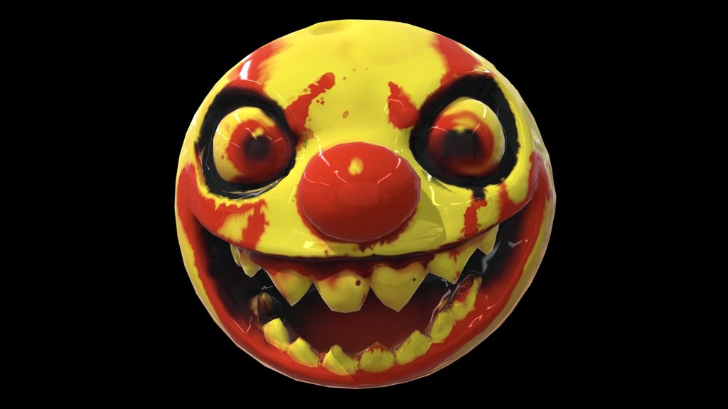 Clown ball 3d model