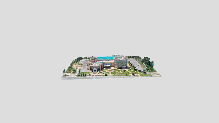 Молодежный центр г. Россоши 3D Model