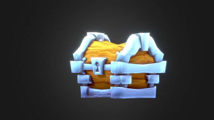 Stylized Chest 3D Model