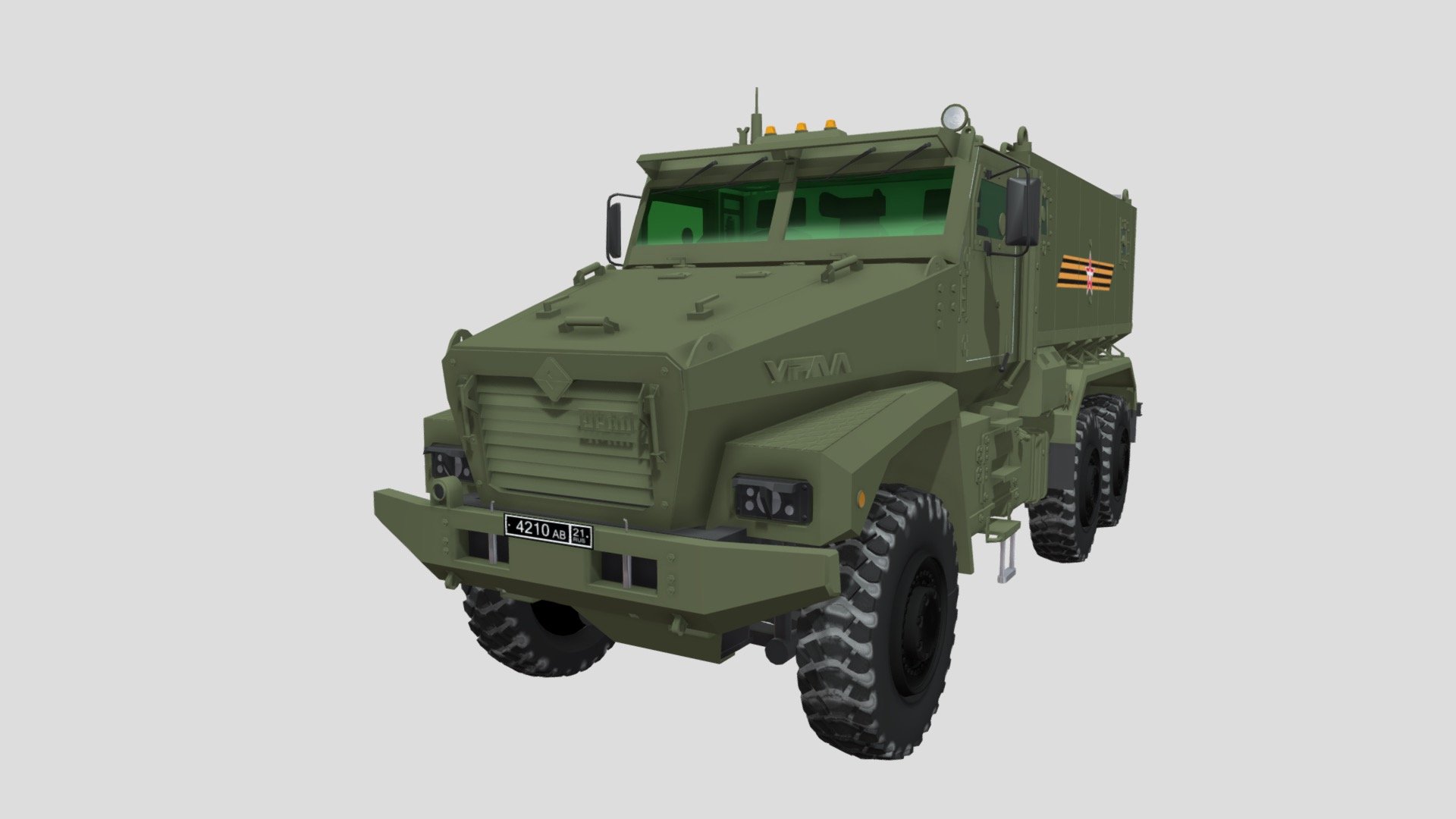 Russian Ural Typhoon U - Download Free 3D model by Basic Hsu (@Hsu.Pei ...