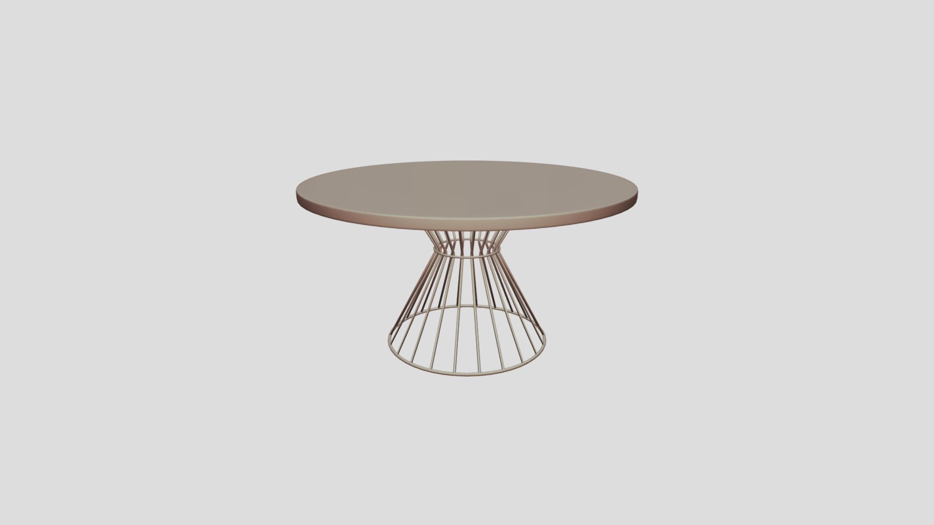 Simple Coffee Pot Round Table Export 3D model by Navruzpro [f738a3e