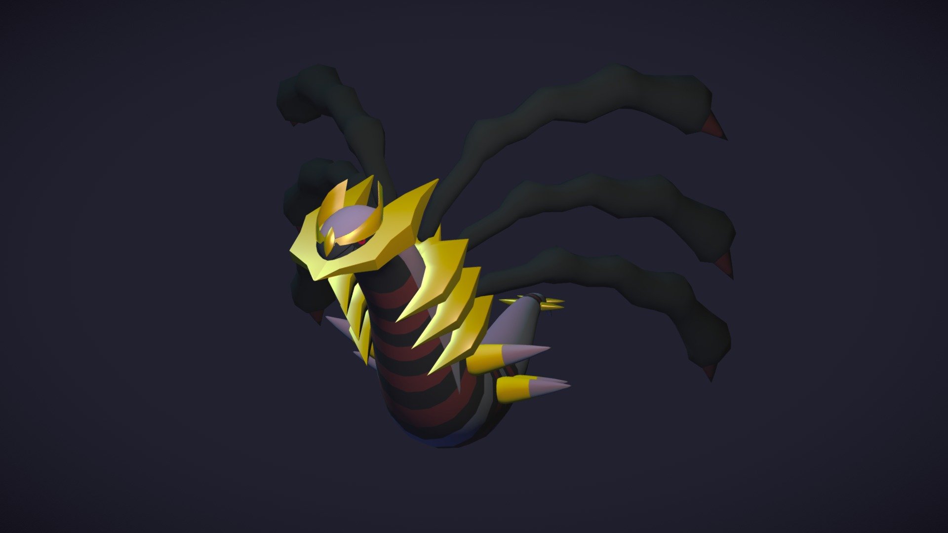 Giratina origin form - Pokemon 3D model 3D printable