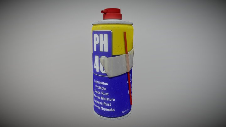 Lubricant Spray – Modello 3D gratuito STL