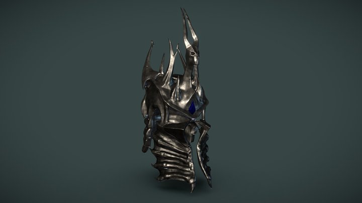 DS - Lich Kings Helmet 3D Model