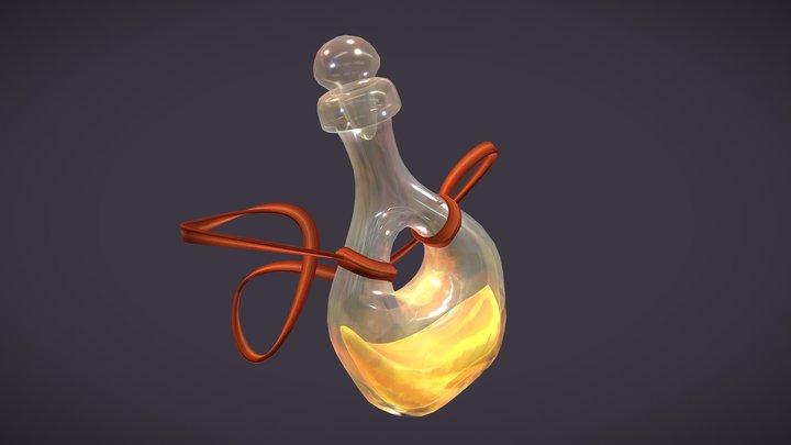 Honey Potion 3D Model