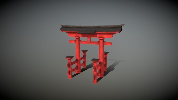 Ryoubu Torii 3D Model