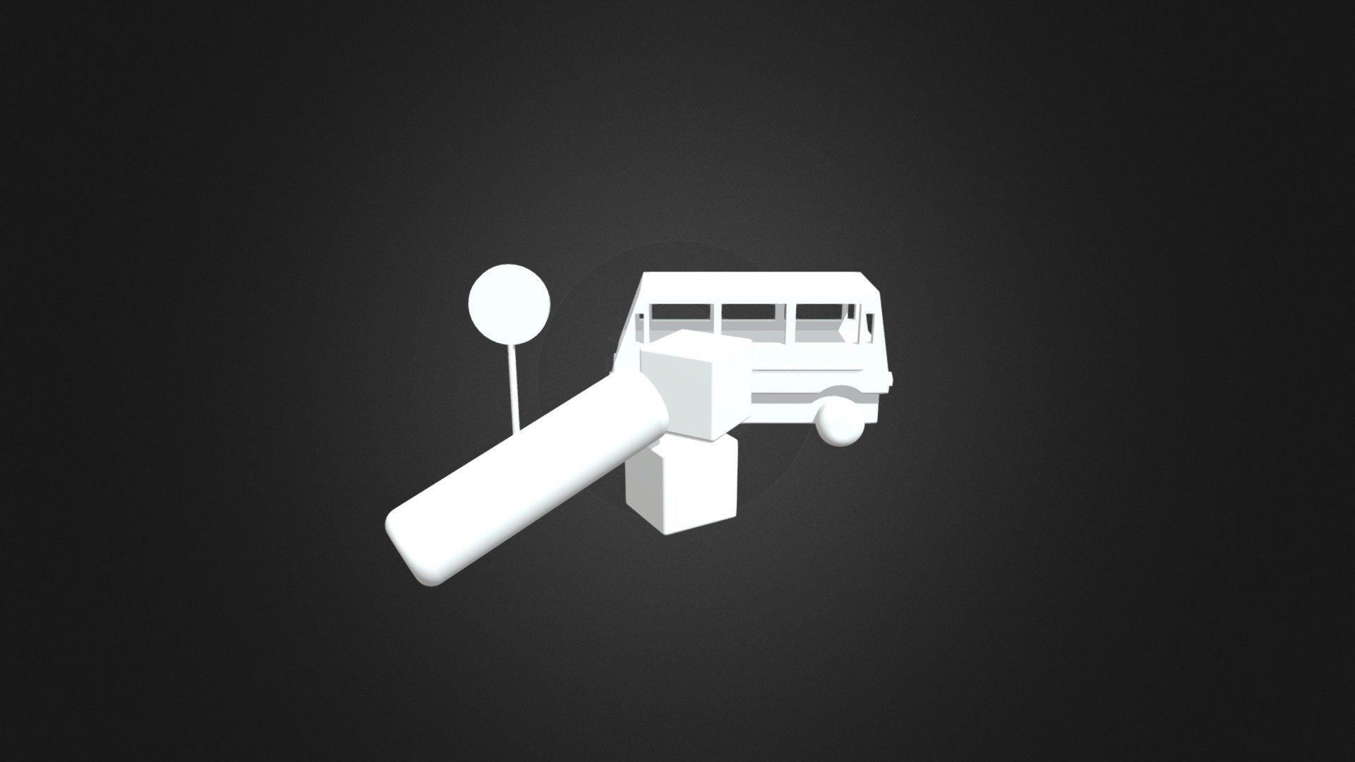 Toy Bus With Blocks