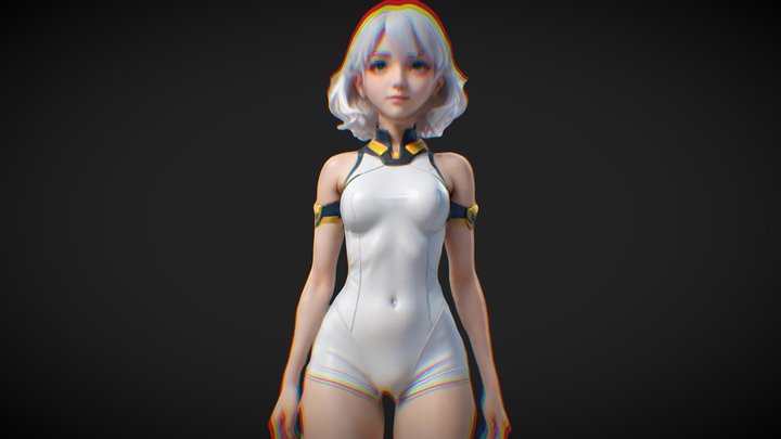 AI GIRL...Like it?! 3D Model