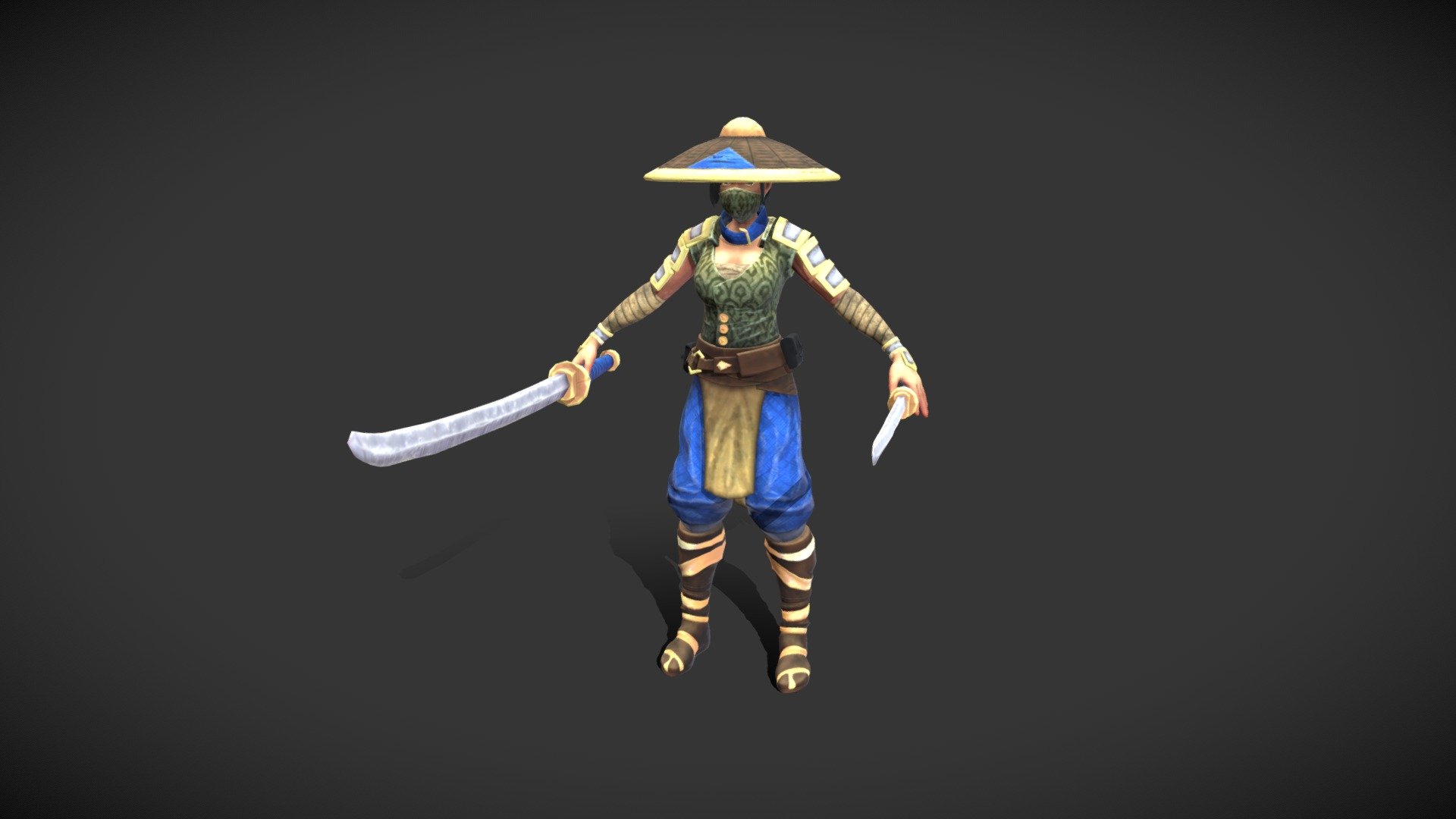 Shinobi - 3D model by FSkala [f73d5af] - Sketchfab
