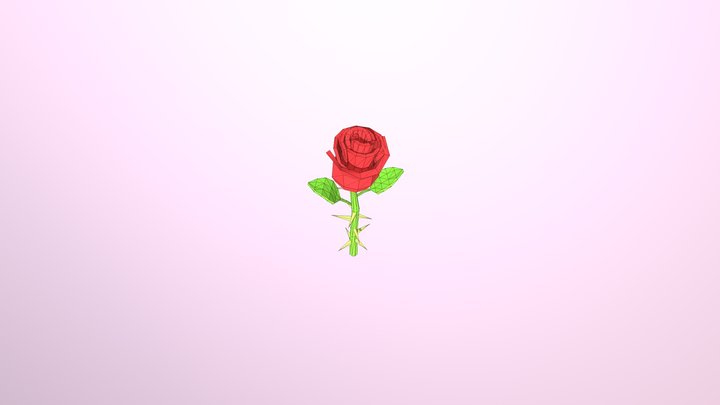 Rose 3D Model