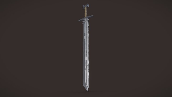 Orc relic hunter sword 3D Model