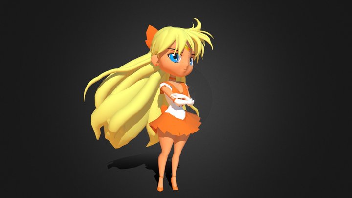 Sailor Venus - Sailor Moon 3D Model