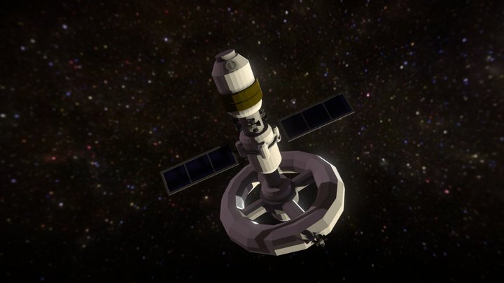 The Saturn Orbiter 3D Model