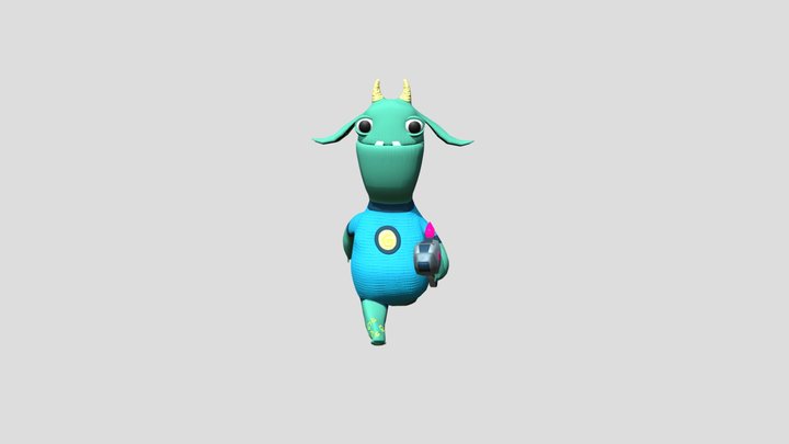 Player Character Gloorm 3D Model