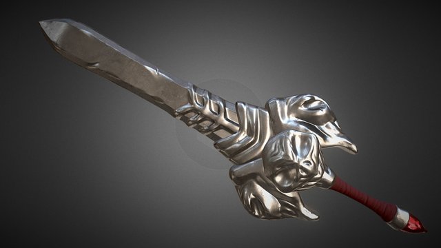 Skeleton Sword 3D Model