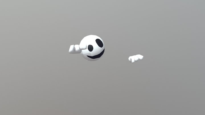 Basic Ghost Idle 3D Model