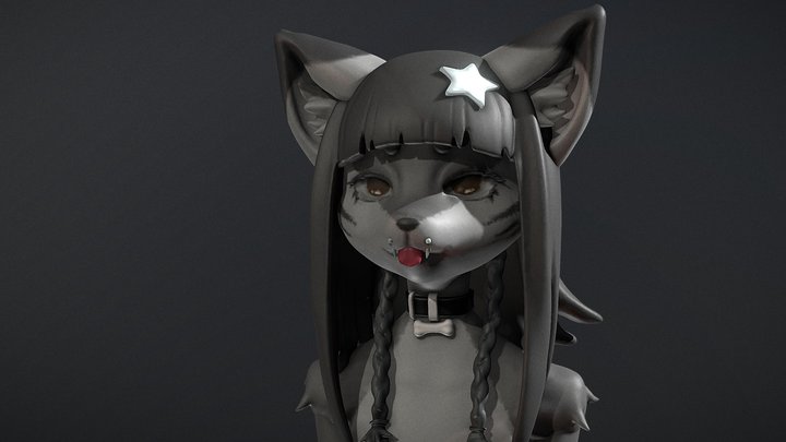 artfight2025_Latte 3D Model