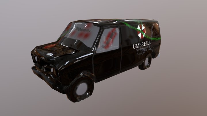 Umbrella Corperation Van attempt 3D Model