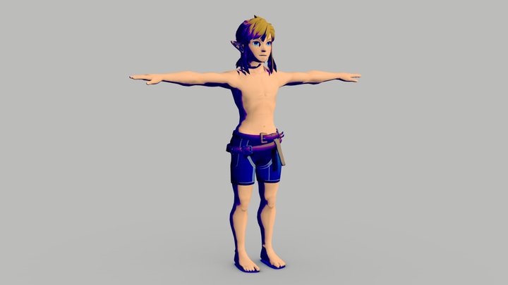 Link (The Legend of Zelda: Breath of the Wild) – Modello 3D gratuito STL