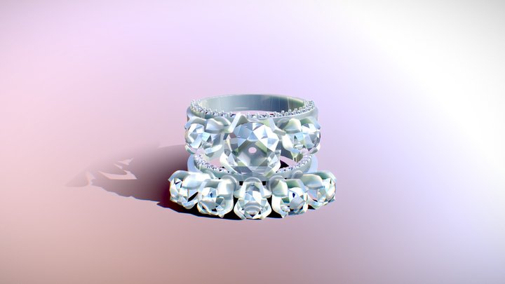 Silver ring 3D Model