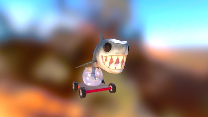 Sharkie 3D Model