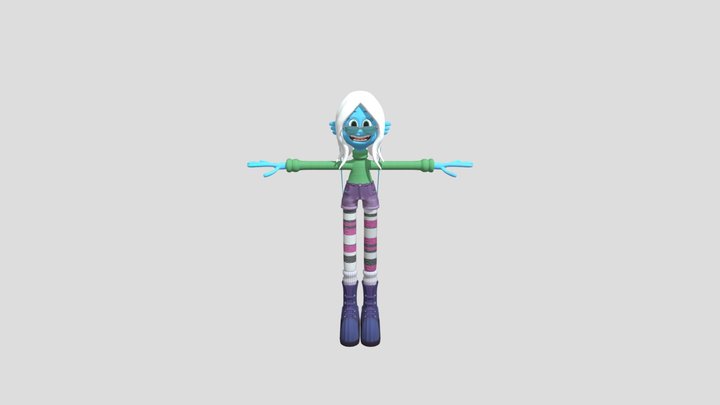 J2 Ruby Gillman Rig 3D Model