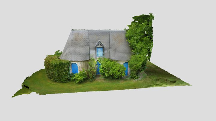 Barbara's blue house - rough 3D Model