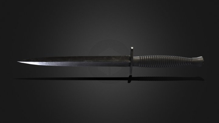Fairbairn-Sykes fighting knife 3D Model