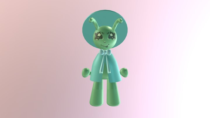 alien character - potion commotion 3D Model