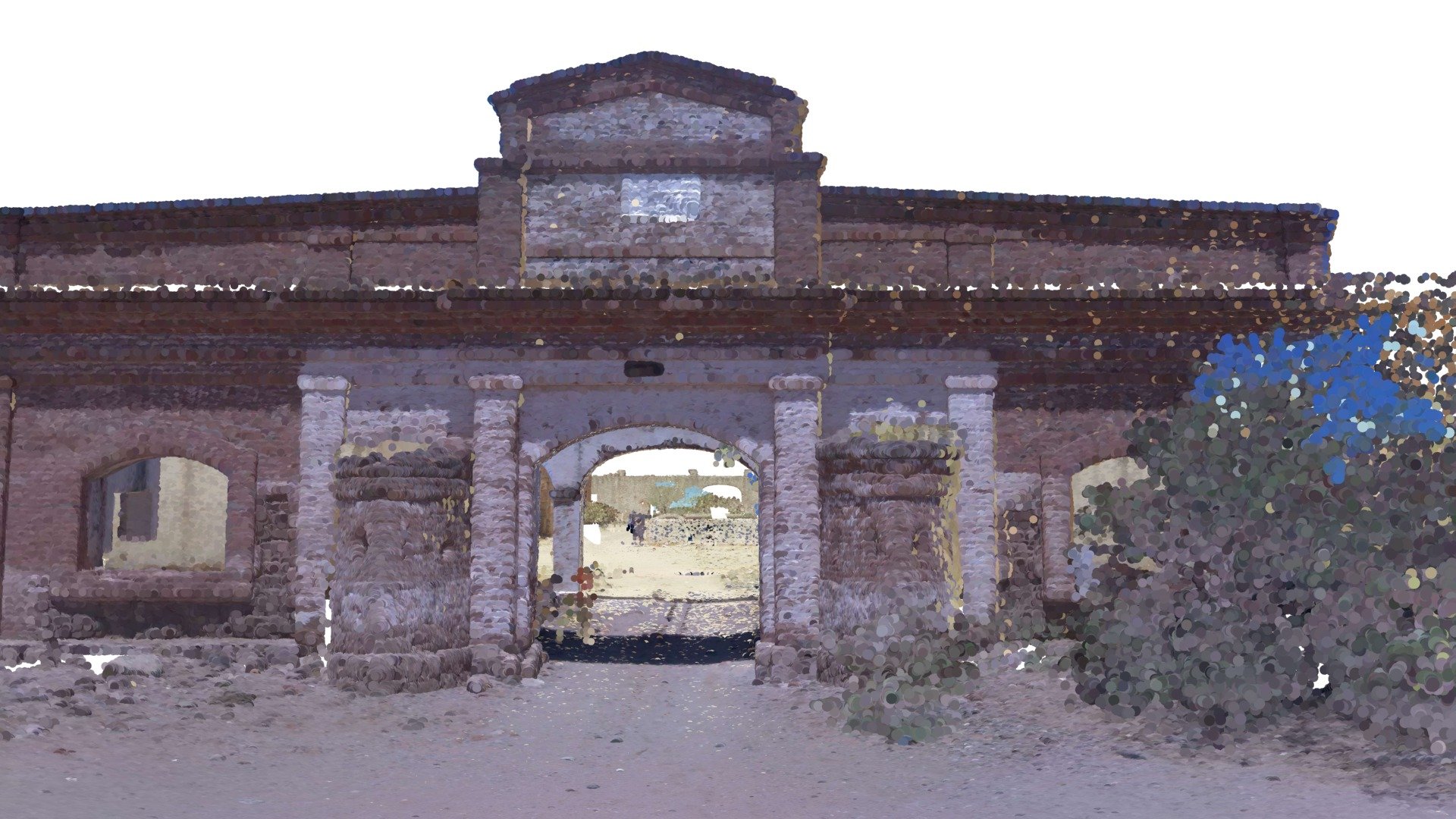 ORTIZ MEXICAN MILITARY BASE | SONORA, MEXICO — Sketchfab embed 3D viewer