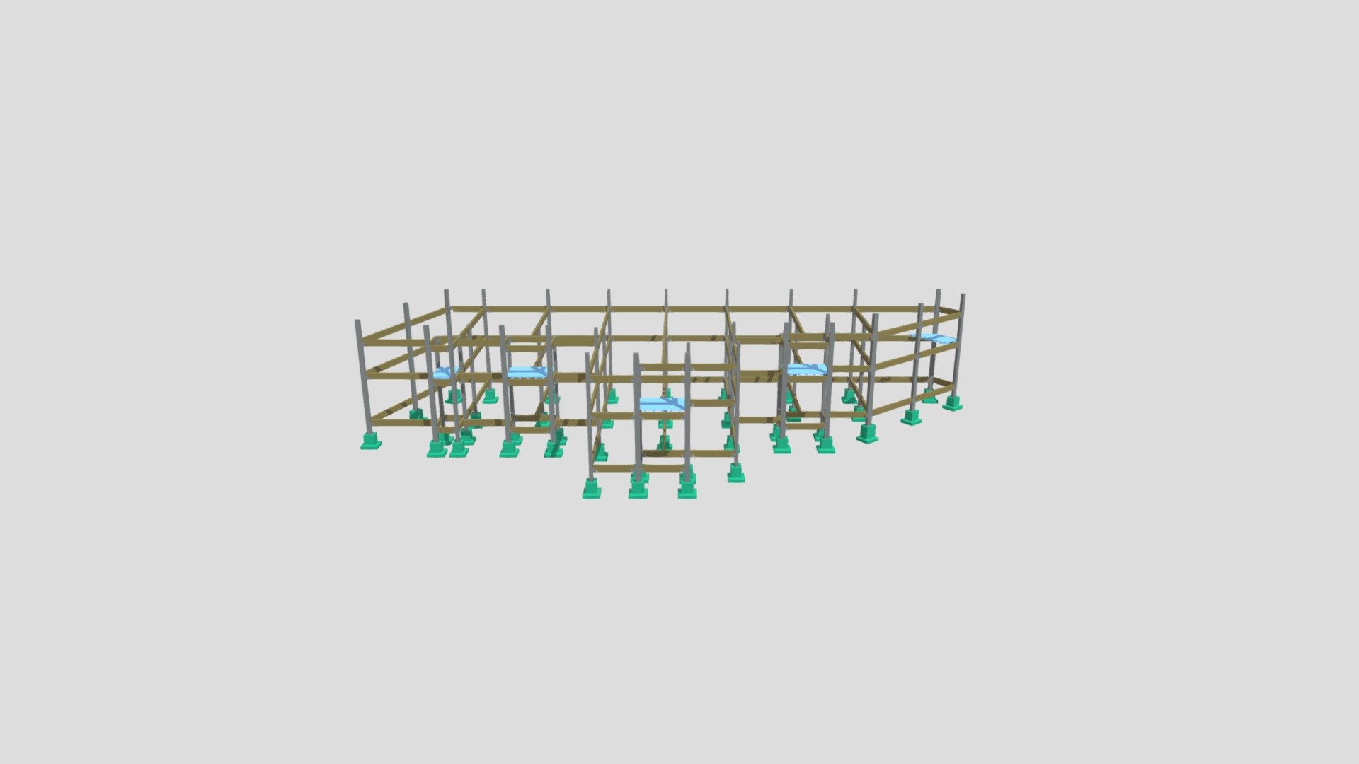 Modelagem Estrutural 3D- Bloco A