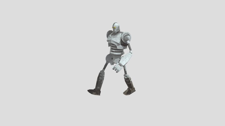Iron Giant 360 3D Model